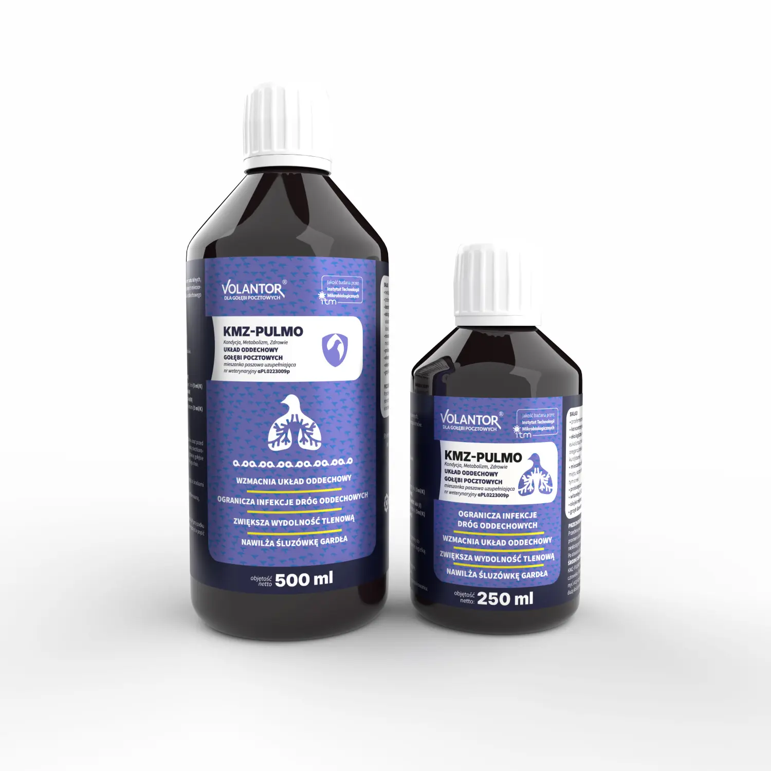 KMZ-PULMO UKŁAD ODDECHOWY gołębi pocztowych